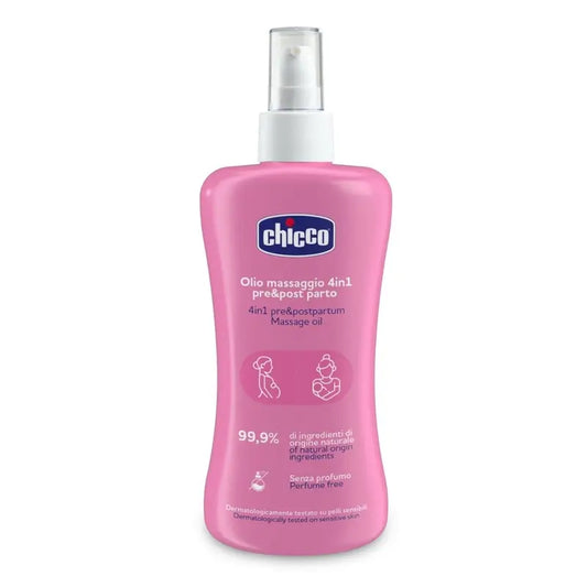 Chicco Óleo de Massagem Pré-Postnatal 4em1 , 200 ml