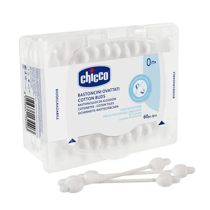 Chicco Bastoncillos Seguridad - 60 unidades