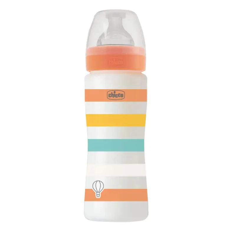 Chicco - Biberón WB Colors Neutro 330ML 4 M+