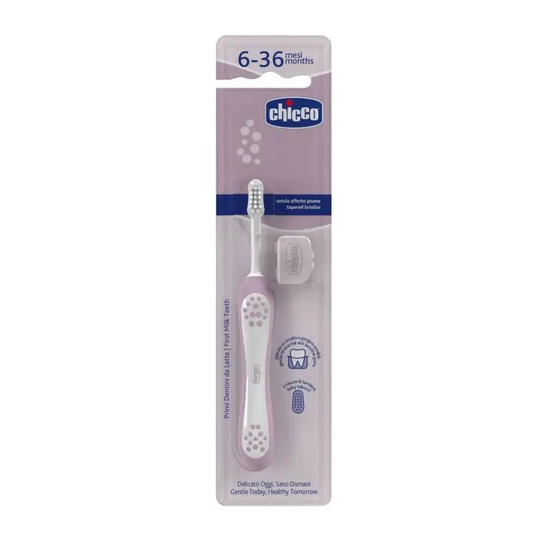 Chicco Escova de dentes Lilás 6-36M, 1 unidade