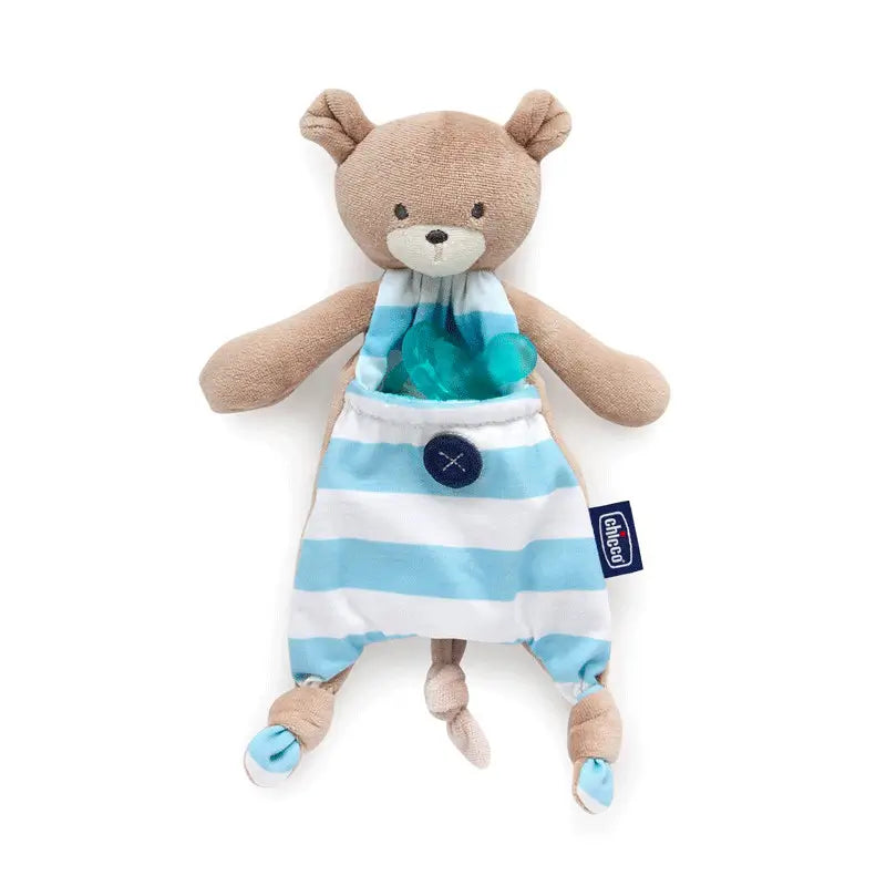 Chicco - Guardachupetes Pocket Friend Azul