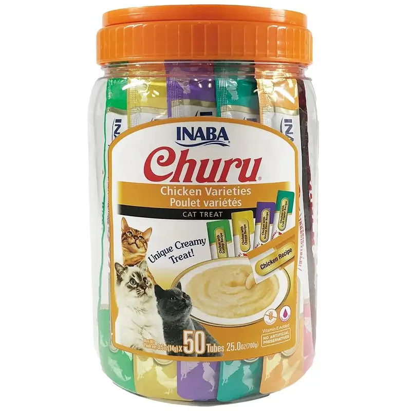 Churu Cat Variedades De Pollo Bote 50P, 700Gr