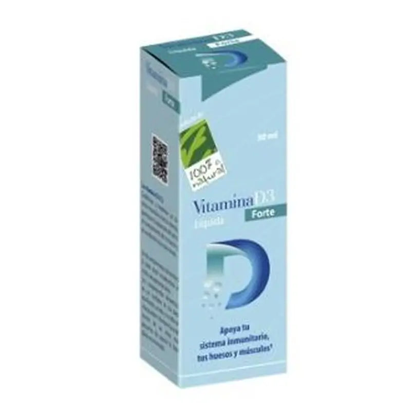 Cien Por Cien Natural Vitamina D3 Forte Liquida 30Ml.