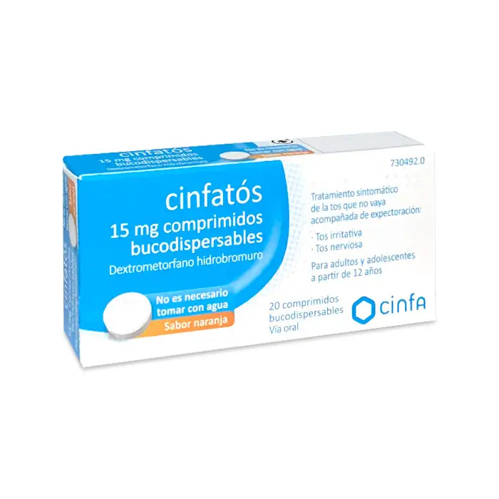 Cinfatos 15 mg, 20 Comprimidos Bucodispersables