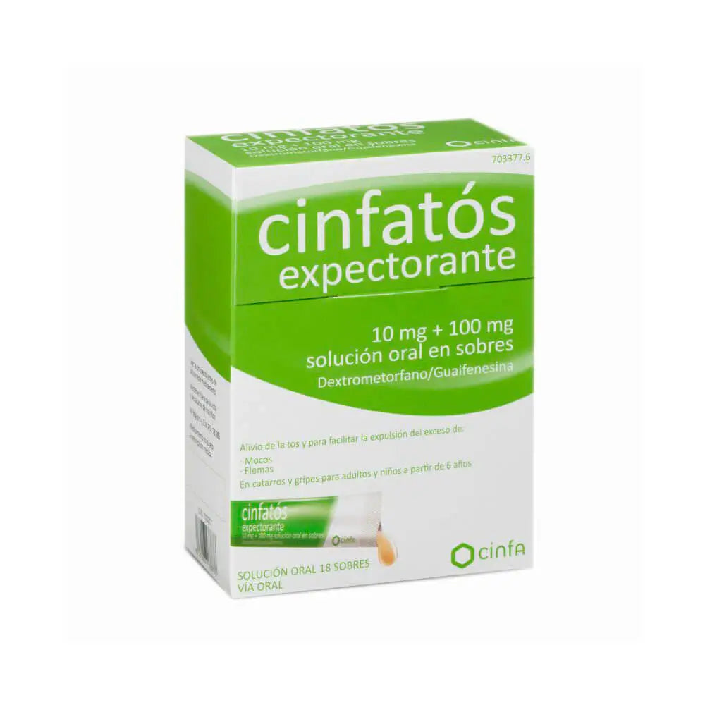 Cinfatos Expectorante Solución Oral 18 sobres