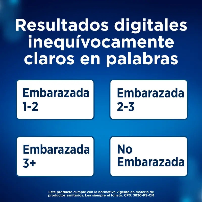 Teste de gravidez digital Clearblue com indicador de semana, 1 teste digital