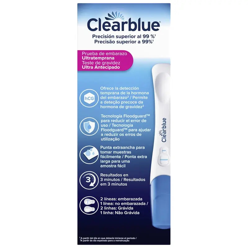 Clearblue Early Ultra Early Pregnancy Test 10 Mi, 2 Testes