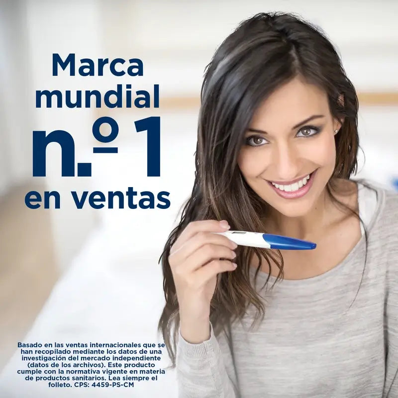 Clearblue Ultra Early Pregnancy Test 10mI, resultados 6 dias antes, 1 teste analógico