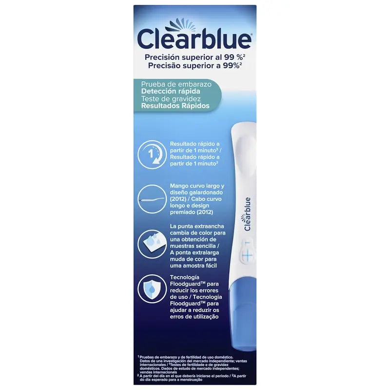 Clearblue Pack Plus Teste de Gravidez Analógico, 2 Testes