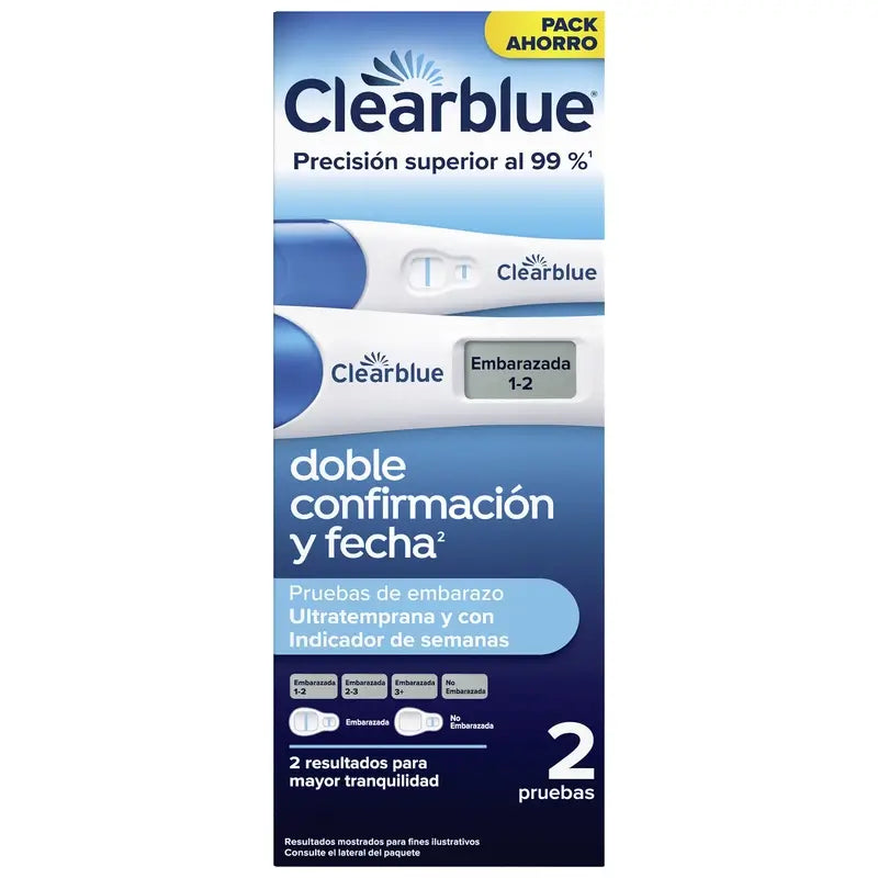 Clearblue Ultra Early Pregnancy Test Com Dupla Verificação, 2 Testes