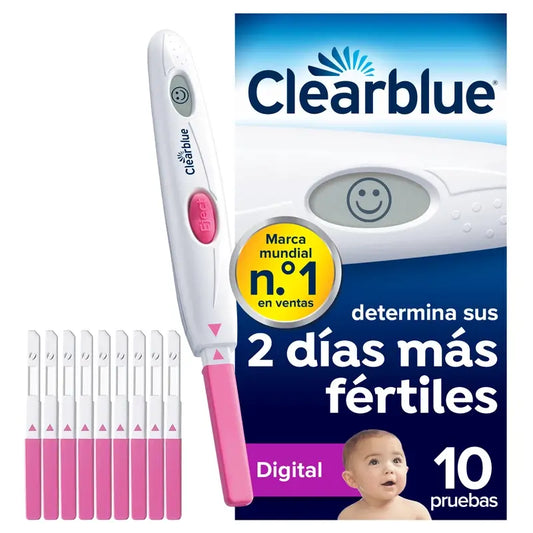 Clearblue Digital Ovulation Test, 1 suporte digital e 10 testes