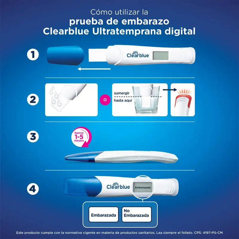 Clearblue Ultra Early Digital Pregnancy Test, 1 teste digital