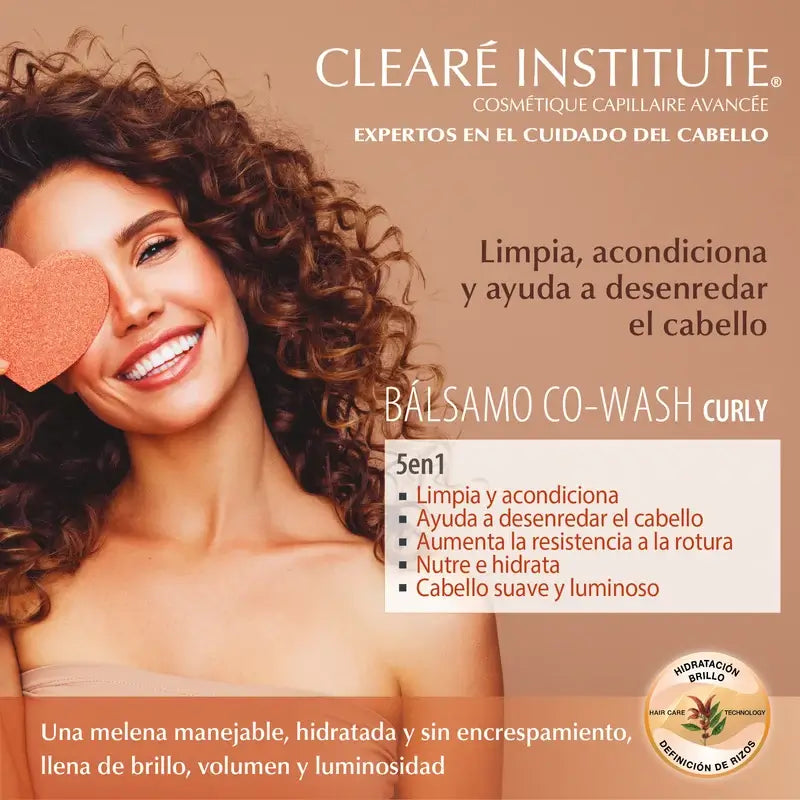 Clearé Instiute Bálsamo Co-Wash Método dos Cabelos Encaracolados 330 Ml