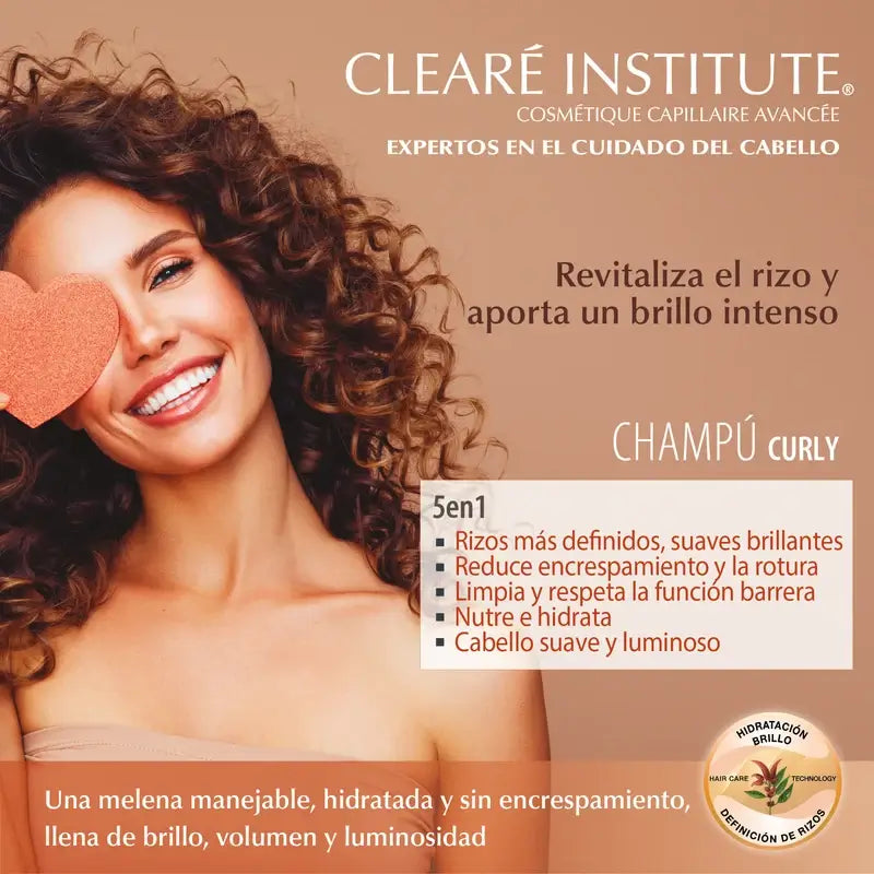 Clearé Institute Cabelos Encaracolados Shampoo Método Encaracolado 400 Ml