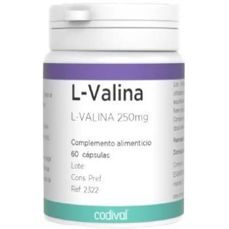 Codival L-Valina 250Mg. 60Cap.