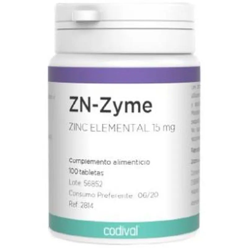 Codival Zn-Zyme 15Mg. 100Comp.