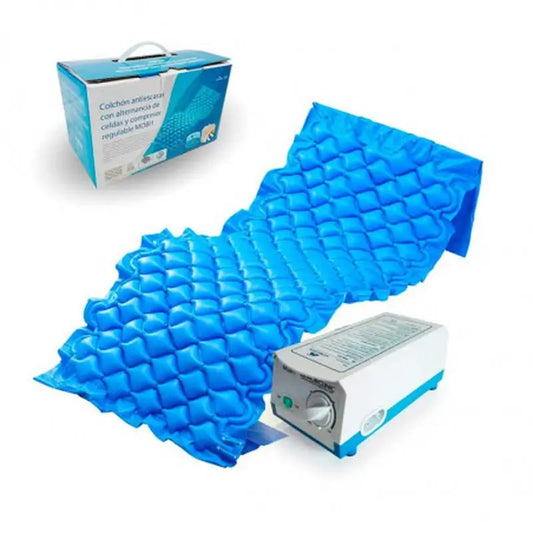 Colchon Antiescara Compresor Mobi 1 Azul