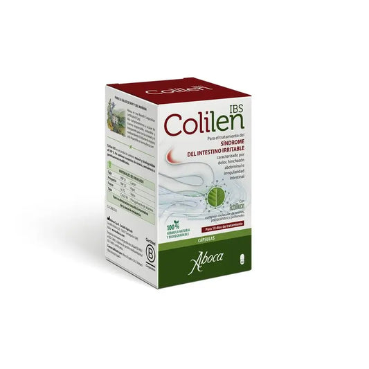 Aboca Colilen Ibs Síndrome do Intestino Irritável, Inchaço Abdominal e Irregularidade Intestinal, 100% Natural, 60 cápsulas