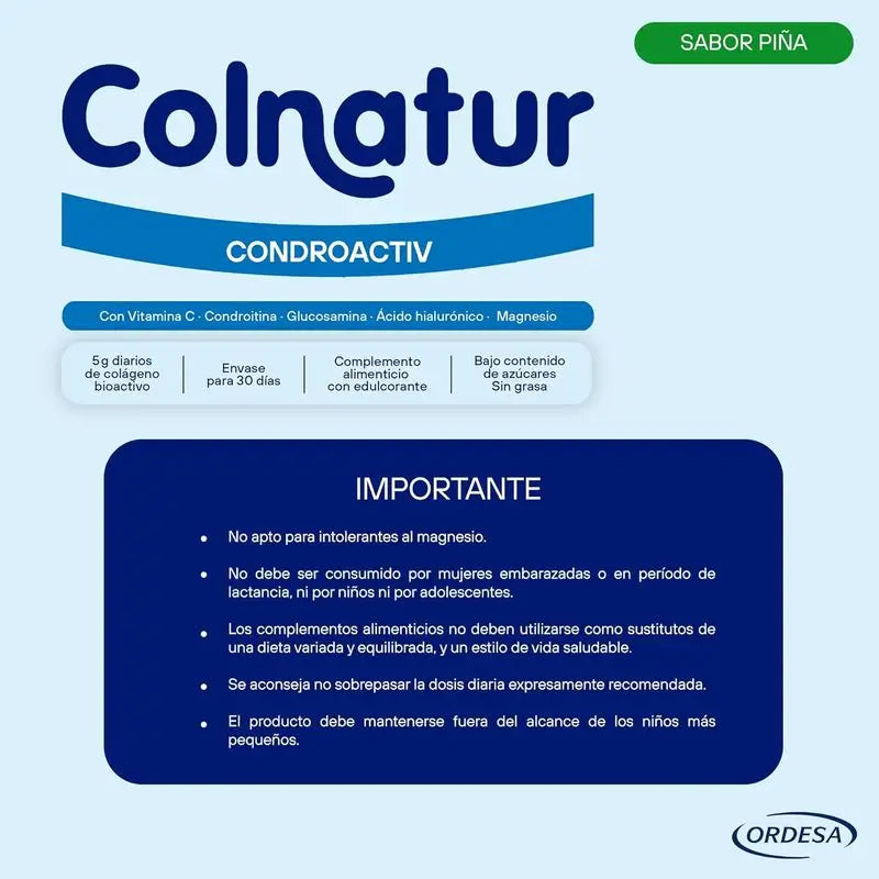 Colnatur Chondroactiv 8,8 Gr, 30 unidades