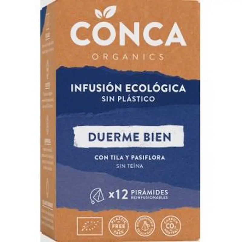 Conca Organics Duerme Bien Infusion 12Piramides. Eco