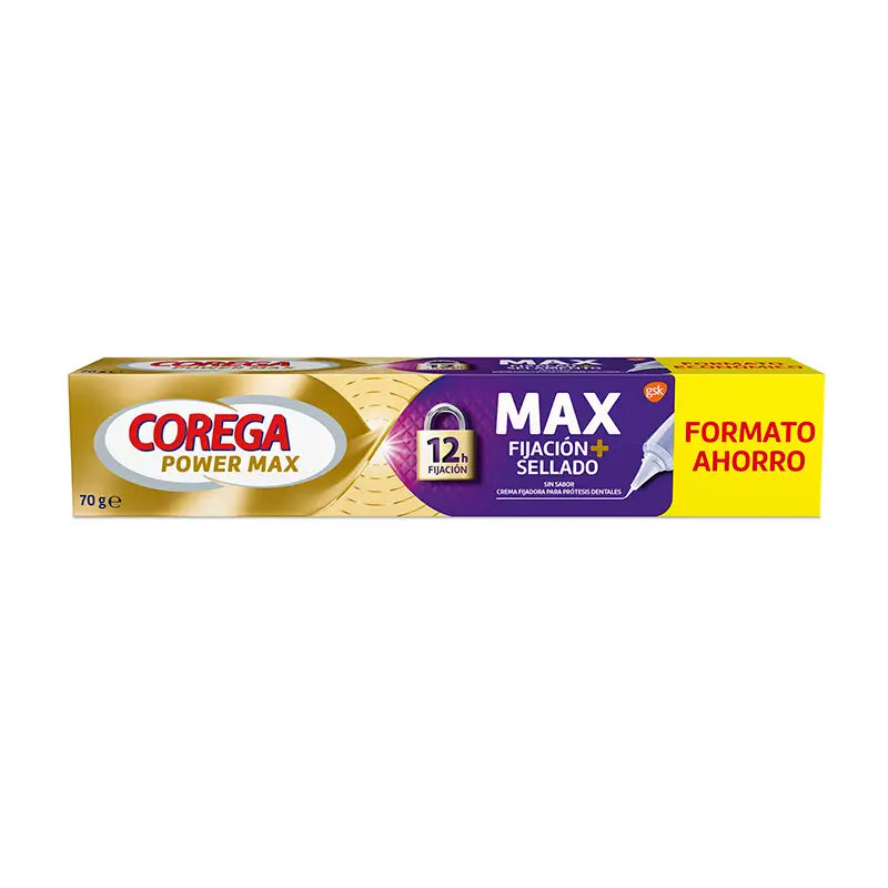 Corega Maximo Sellado Crema Fijadora, 70 gr