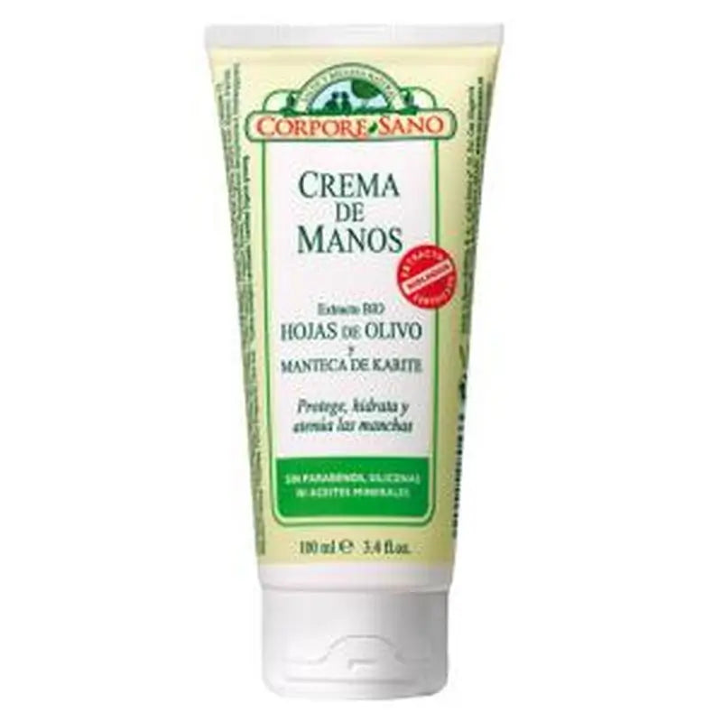 Corpore Sano Crema Manos Olivo Y Karite Tubo 100Ml.