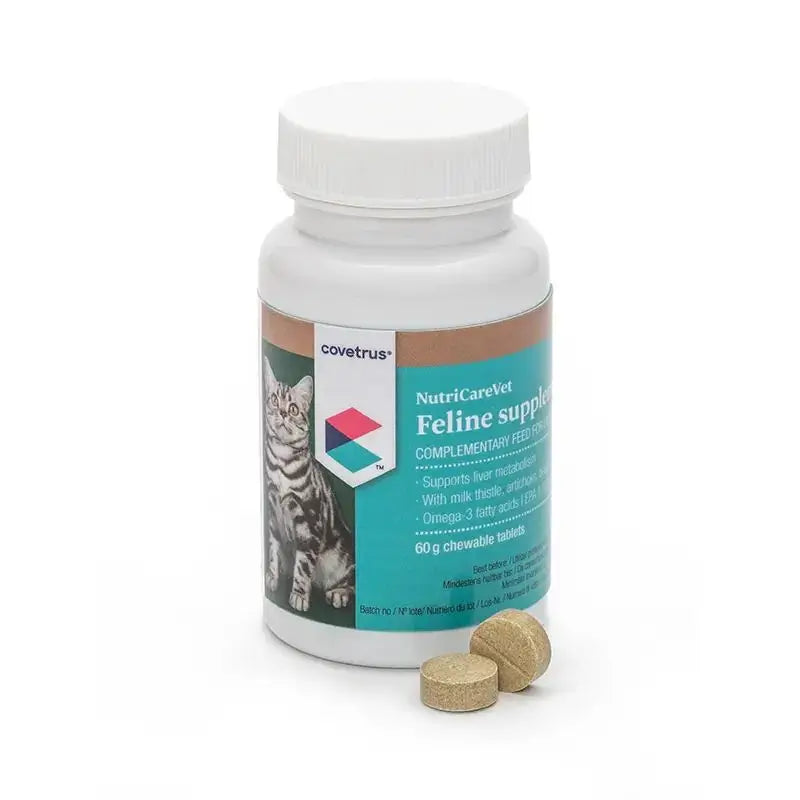 Covetrus Nutricarevet Suplemento de Fígado para Gatos, 80Cpd