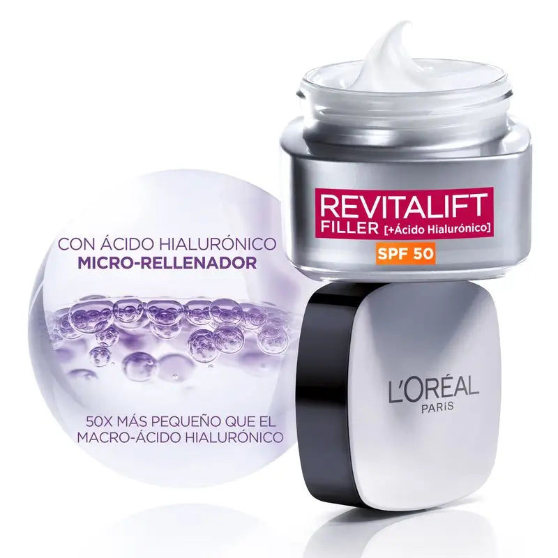 L'Oréal Paris Creme Rejuvenescedor Intensivo com Ácido Hialurónico e FPS 50: Volume e Proteção Uvb/Uva