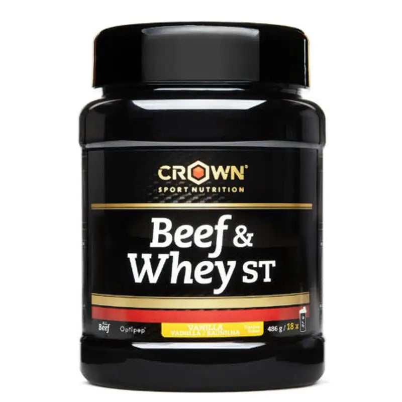 Crown Sport Nutrition Beef & Whey Vanilla  , 486 gr (18 porciones)