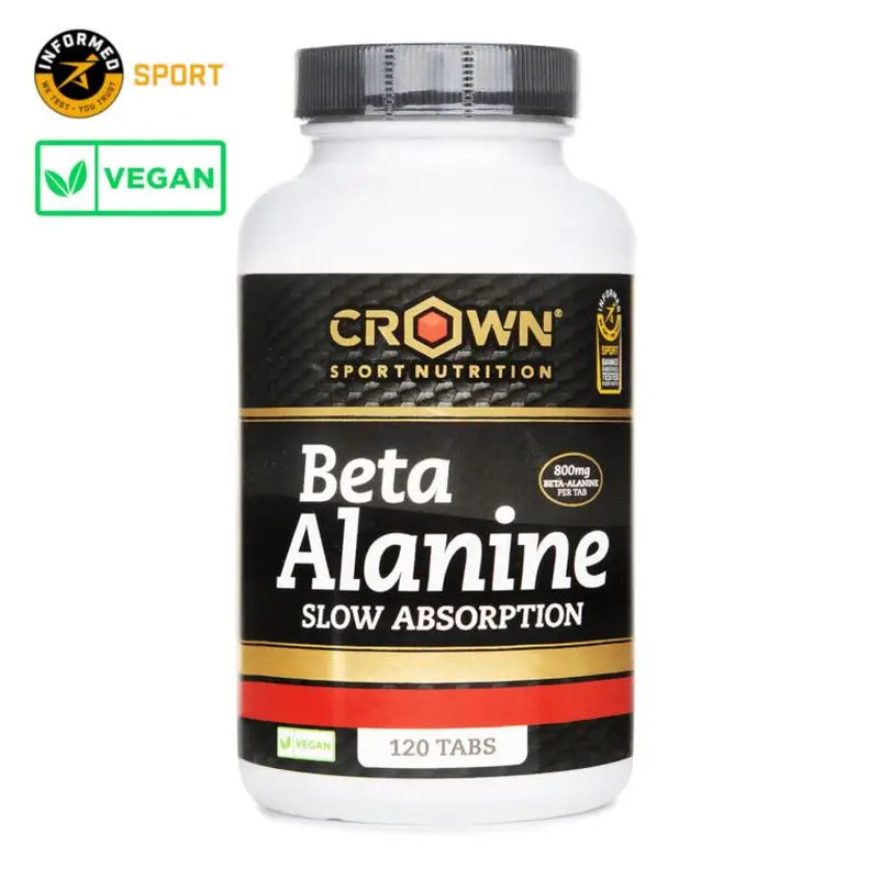 Crown Sport Nutrition Beta Alanine Absorción Lenta , 120  (30 porciones)