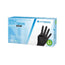 Cuatrogasa Nitrile Softskin Powder Free Gloves Preto Tamanho L, 100 unidades.