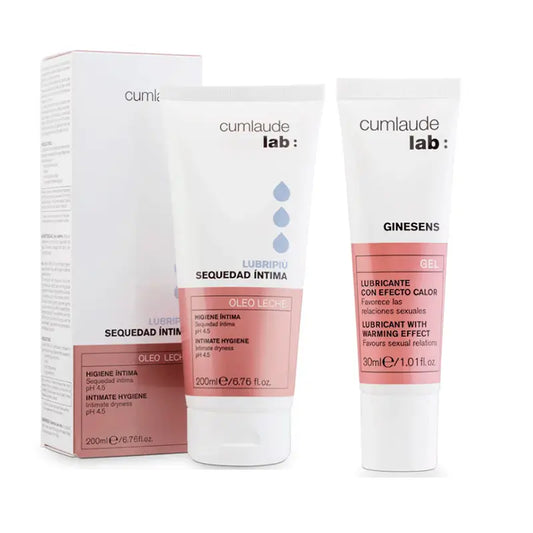 Cumlaude Lab Pack Ginesens Lubrificante Caloroso 30 Ml + Lubripiù Creme Íntimo 200 Ml