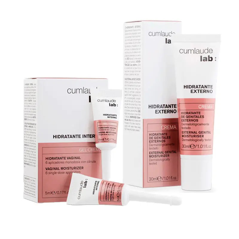 Cumlaude Lab Pacote Hidratante Externo 30 Ml + Pacote Hidratante Interno 6 Doses Únicas