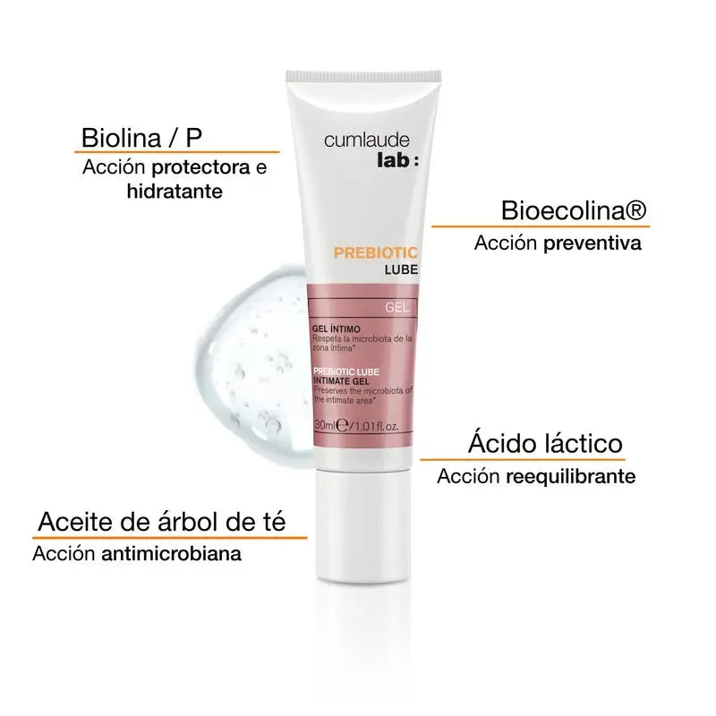 Cumlaude Lab Prebiotic Lube Lubrificante Protetor e Preventivo, 30 Ml