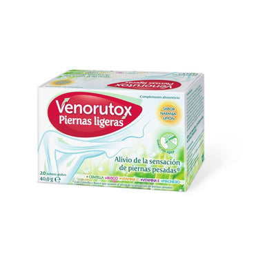 Venorutox Pernas Ligeiras 20 saquetas Laranja-Limão