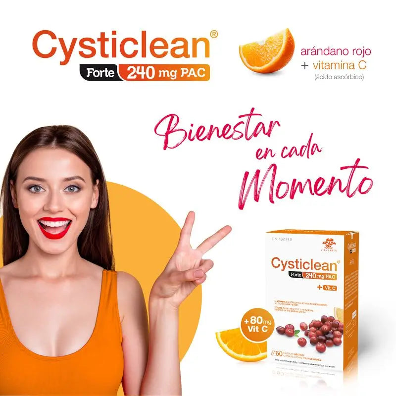 Cysticlean Forte 240 Mg Pac, 30 cápsulas