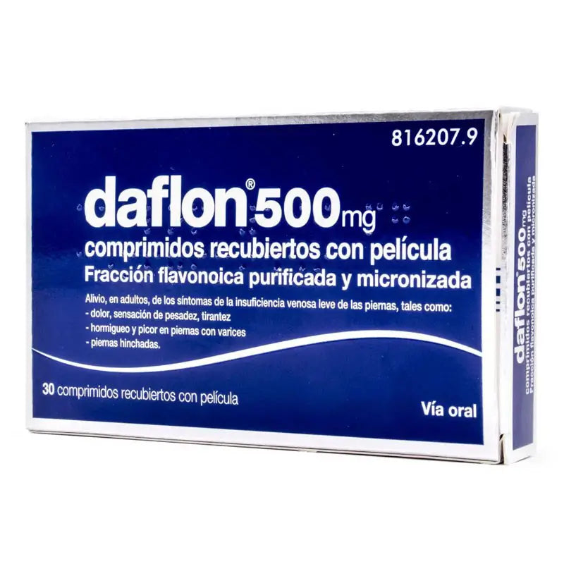 Daflon 500 mg 30 comprimidos Recubiertos