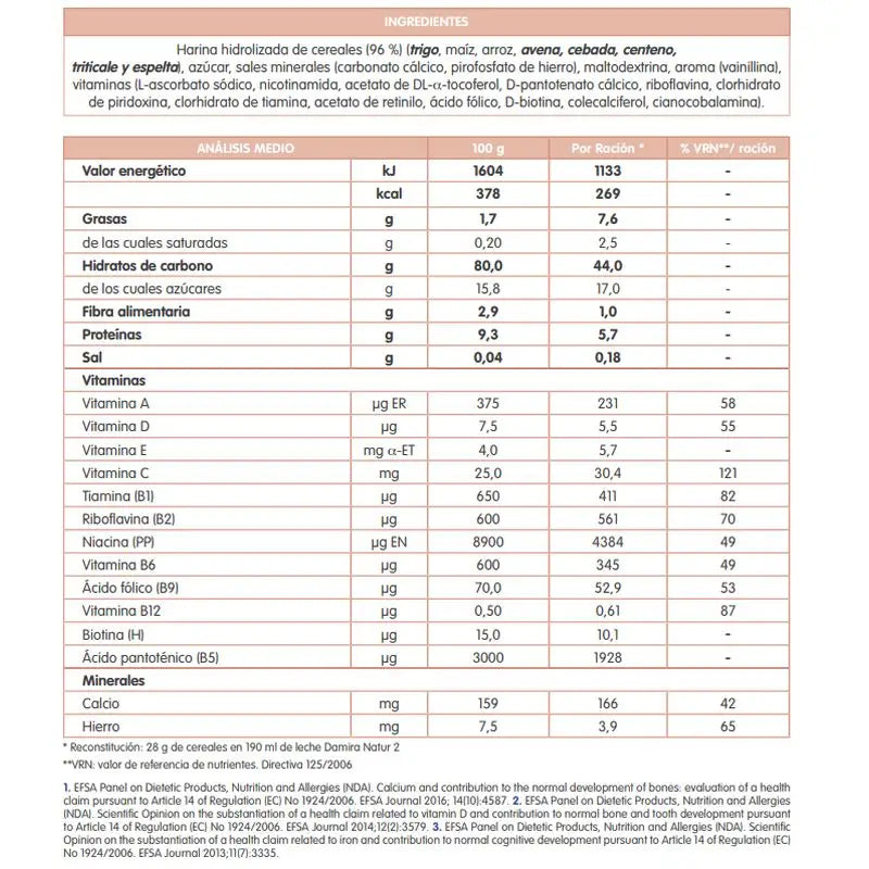 Damira Multicereal, 600 gr