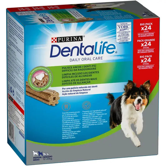 Dentalife Canine Medium 550gr, lanche de cachorro