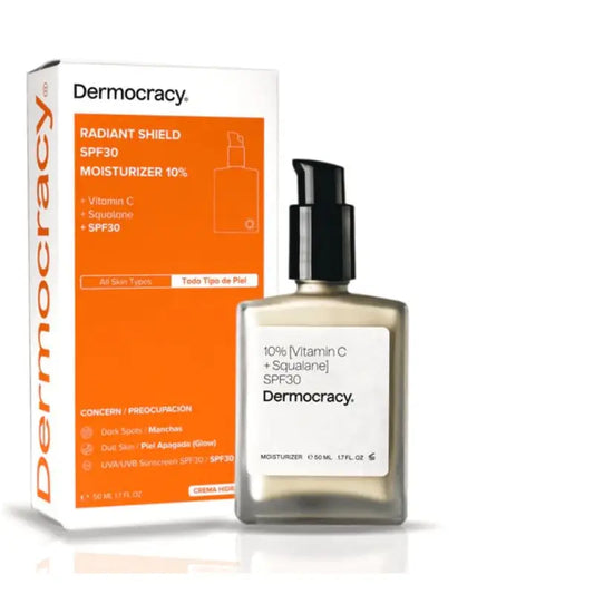 Dermocracy Radiant Shield Spf30 Moisturizer 10%