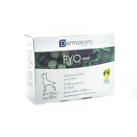 Dermoscent Pyospot Perro 0-10Kg 0,6 ml, 4 Pipetas