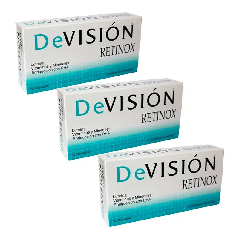 Devision Pack Retinox, 3 X 30 Cápsulas