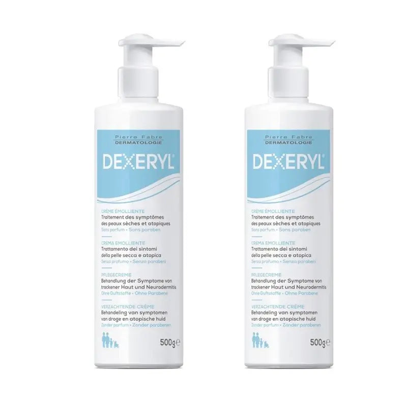 Dexeryl Pack Dexeryl Crema Emoliente, 2 x 500 Gr