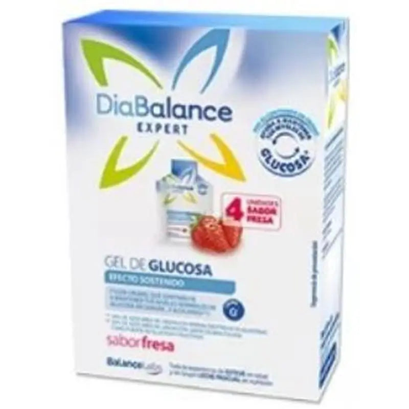 Diabalance Diabalance Gel Glucosa Efecto Sostenido Fresa 4Ud.