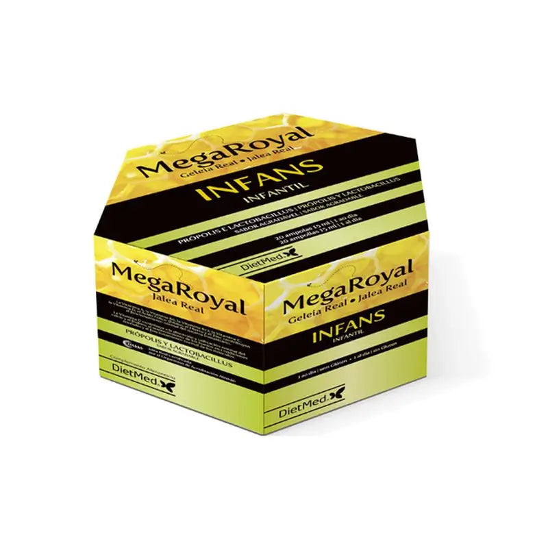 Dietmed Mega Royal Infans , 20 ampollas de 10 ml