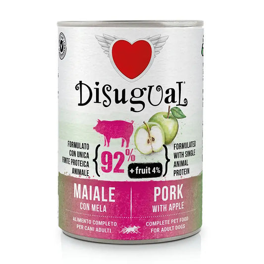 Disugual Fruit Dog Cerdo Manzana 6X400Gr