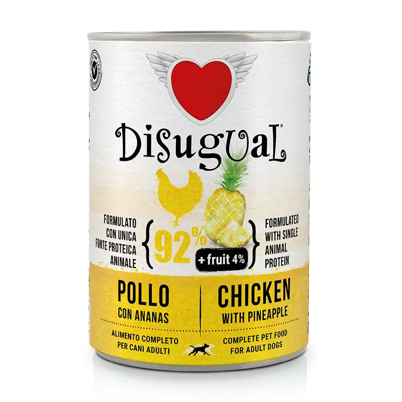 Disugual Fruit Dog Pollo Piña 6X400Gr