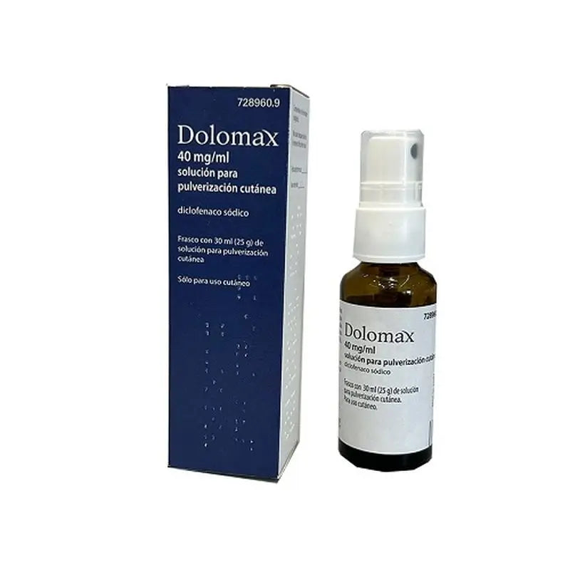 Dolomax 40 Mg/Ml Solução para a pele em spray, 1 frasco 30 ml