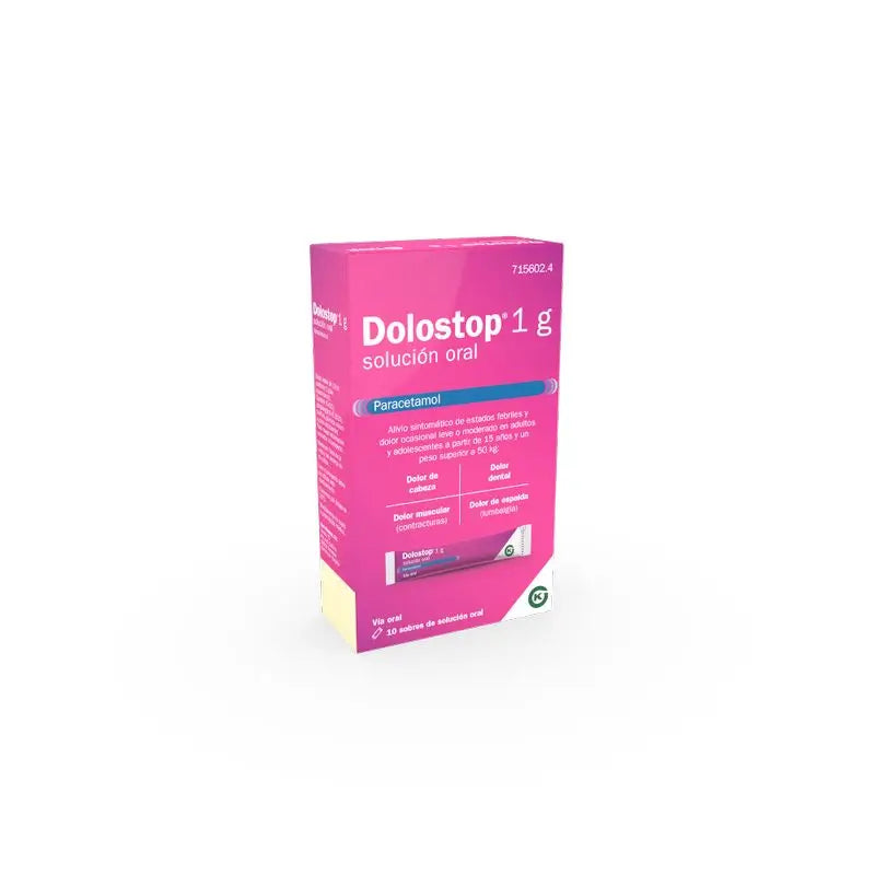 Dolostop 1 g Solução Oral 10 Saquetas