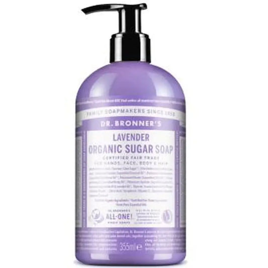 Dr. Bronner´S Jabon De Azucar Lavanda 355Ml.